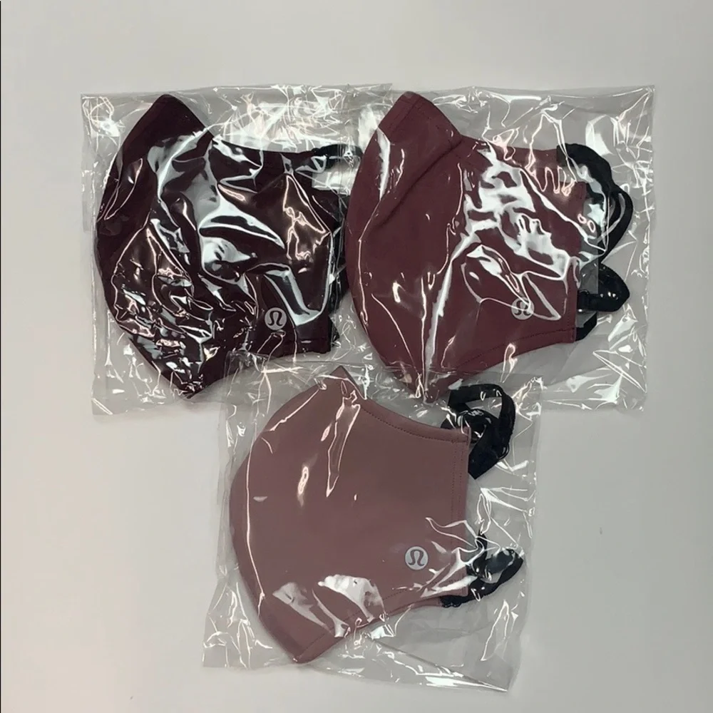 Lululemon Athletica Face Mask 3 pack
